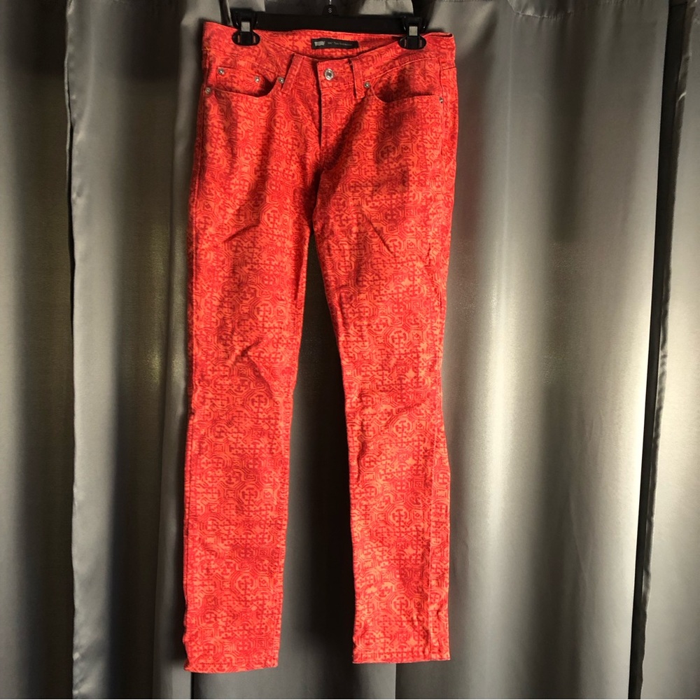 Levi’s 524 Superflow Straight Leg Bright Aztec Print Pants Jeans